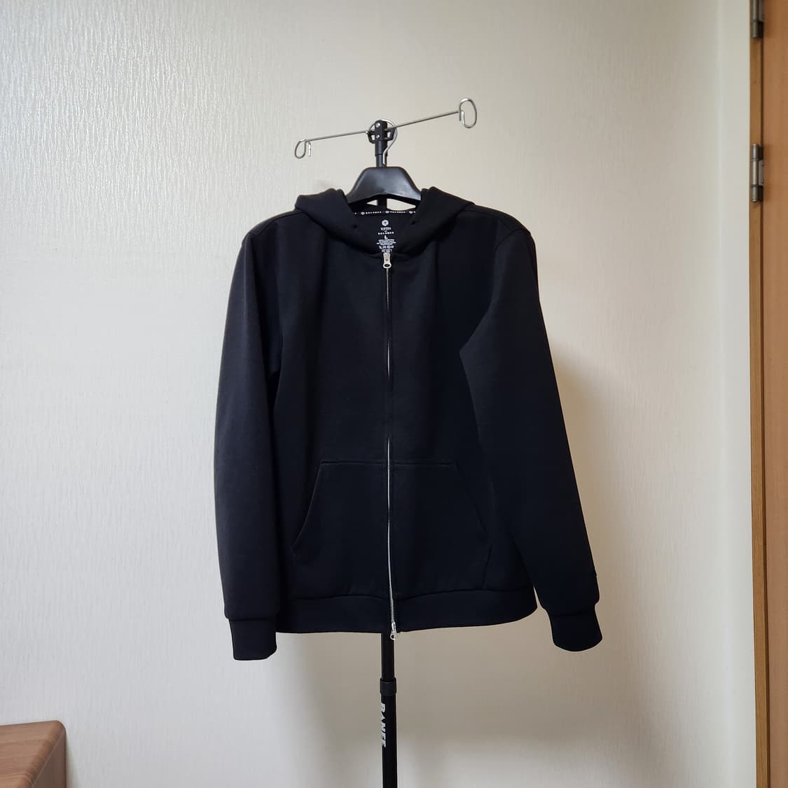 탑텐 블랙 후드집업 L 상품이미지1