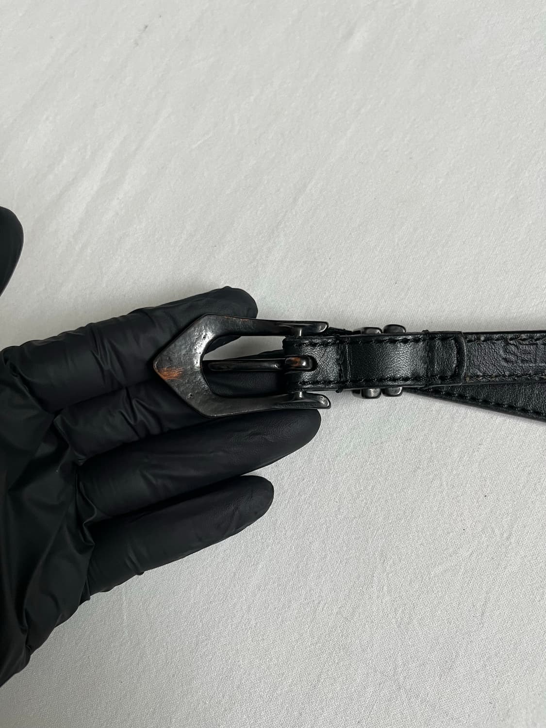 5351 Pour Les Hommes Leather Stud Belt 상품이미지7