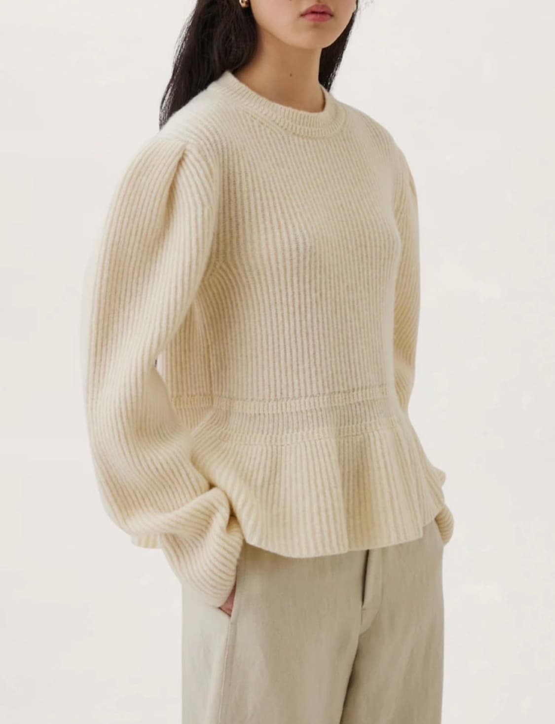 르메르 페플럼 니트 상품이미지1