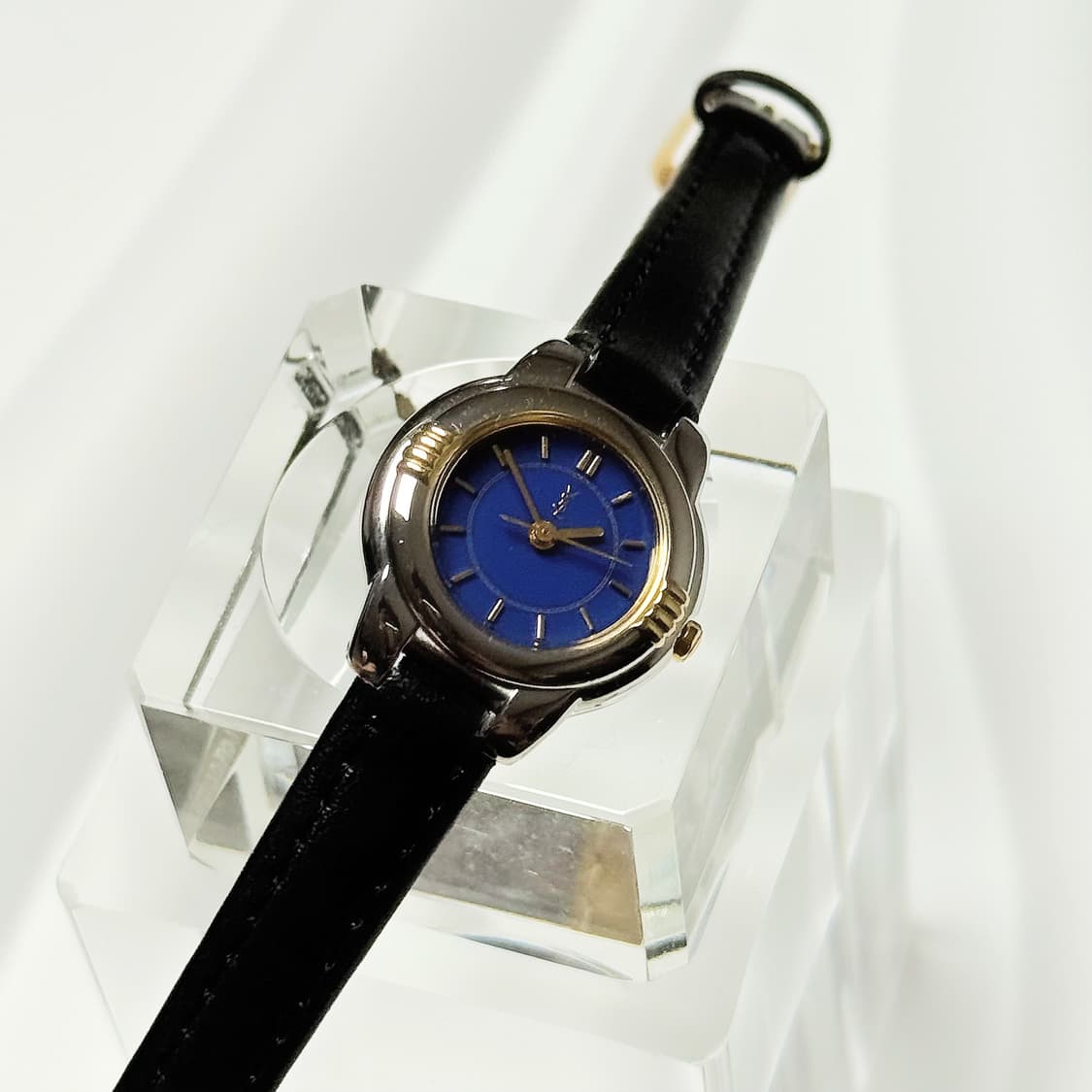 빈티지 YSL 입생로랑 빈티지 투톤 베젤 네이비 다이얼 워치 상품이미지7