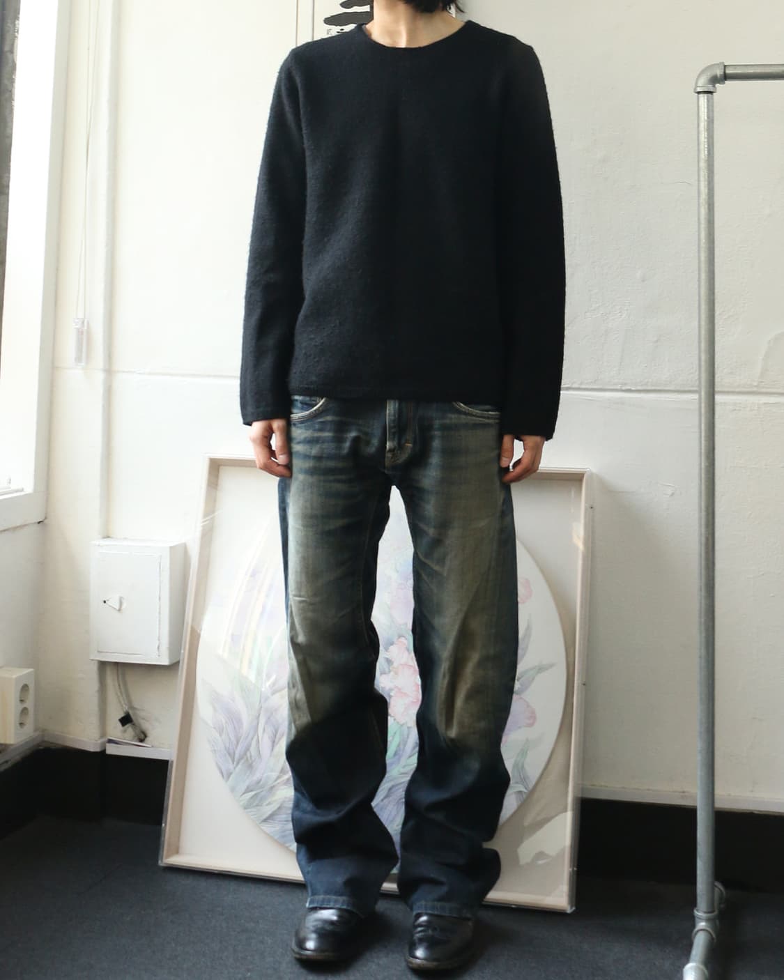 꼼데가르송 셔츠 블랙 니트 상품이미지3