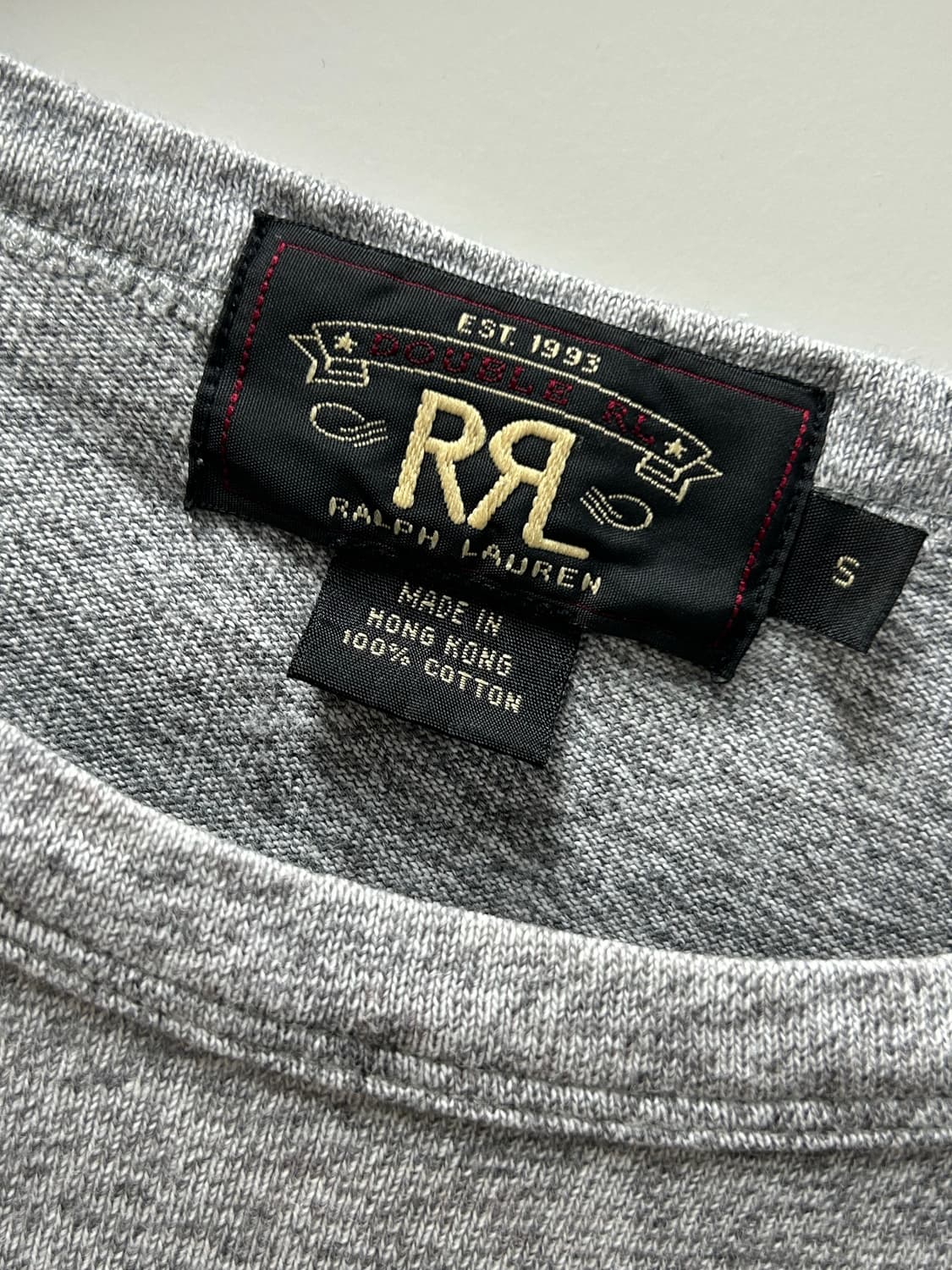 rrl 더블알엘 로고 프린트 티 상품이미지3