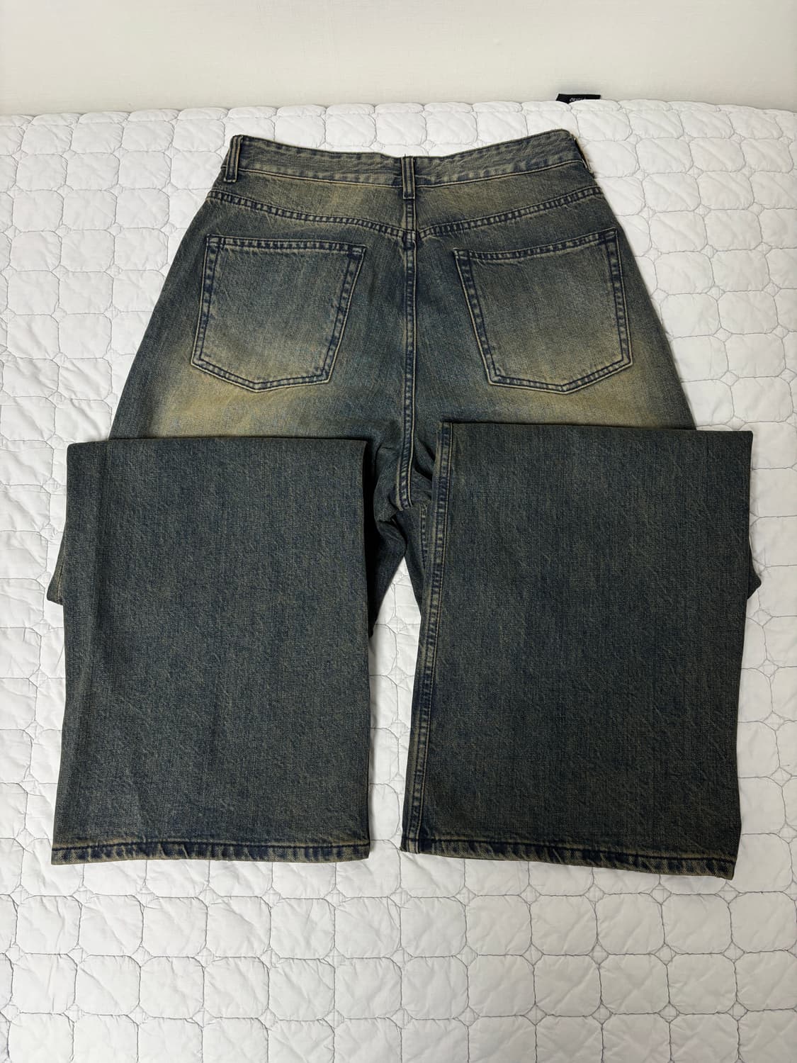 [S] 벨리에 트루와이드 데님팬츠 빈티지 인디고 상품이미지6