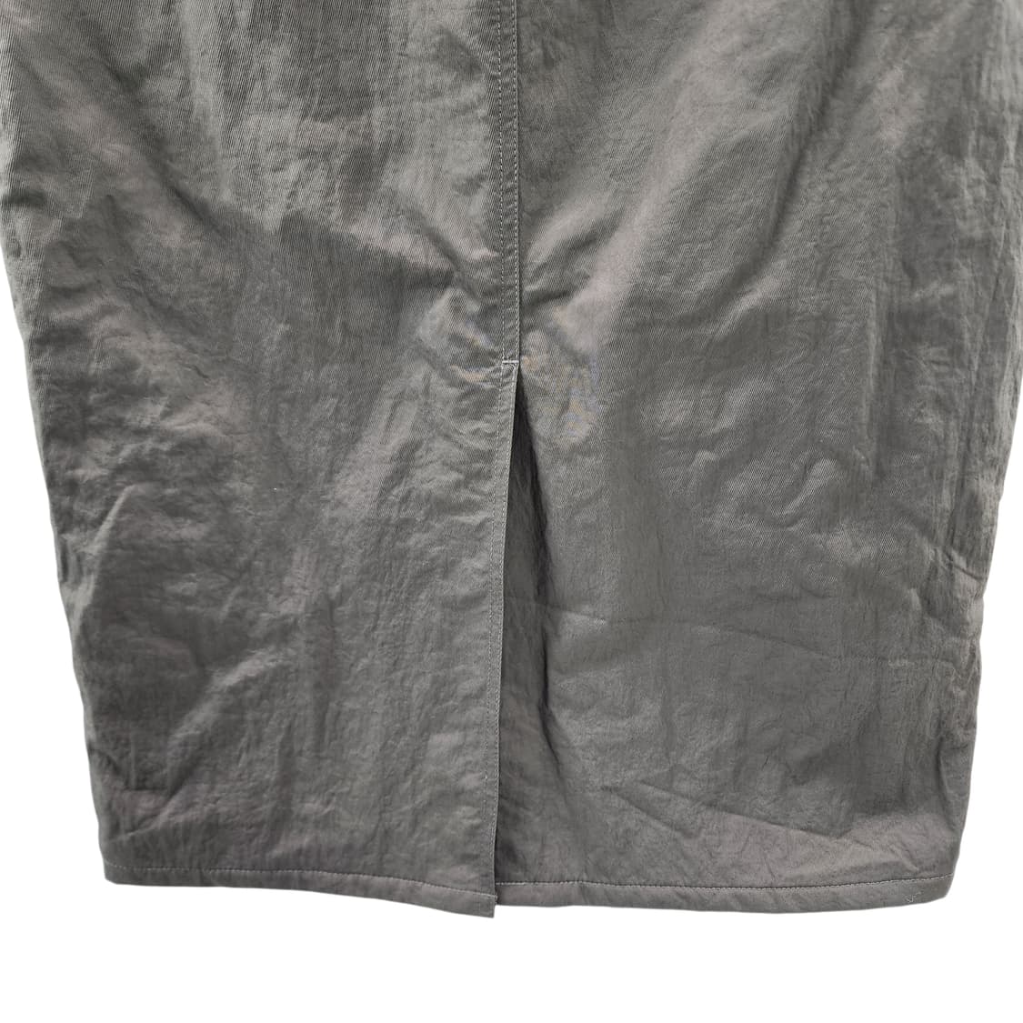 [M] Dunst 던스트 슬릿 패디드 펜슬 롱스커트 올리브 상품이미지6