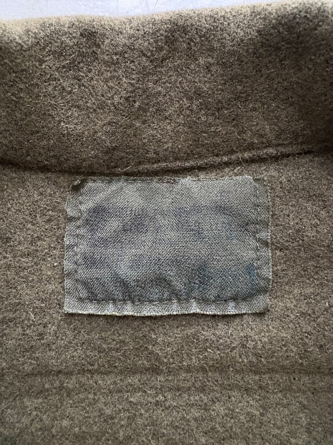 70-80’s Canadian Army og-108 Wool Shirt. 상품이미지4