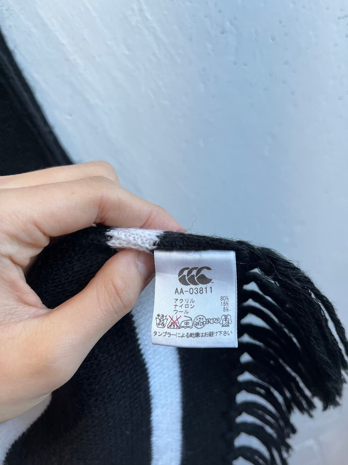 Canterbury 캔터버리 머플러 Made in JAPAN 상품이미지4