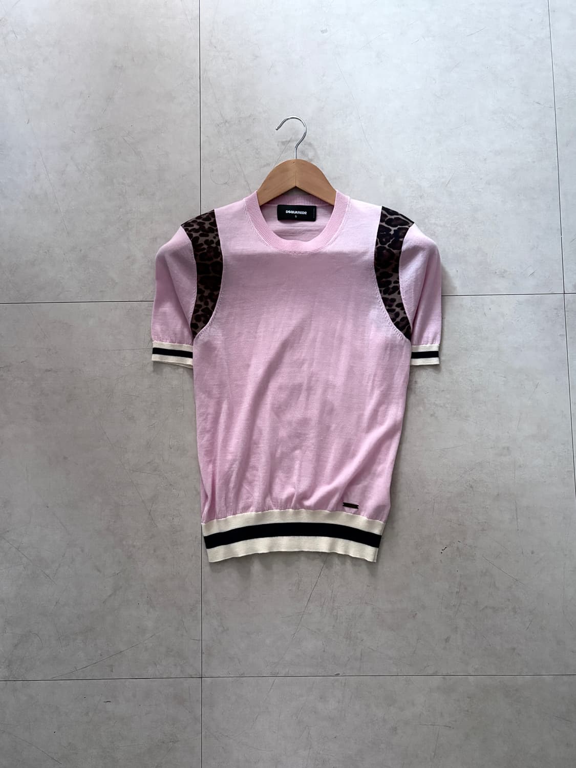 Dsquared2 / Leopard Pink Short knit 상품이미지1