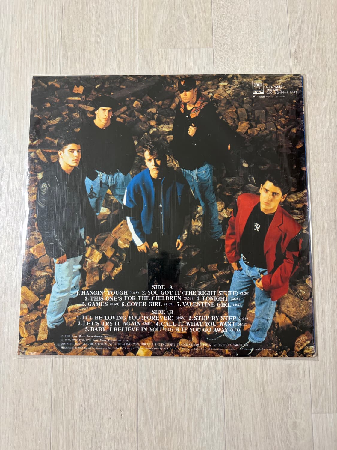 뉴키즈온더블록 H.I.T.S. 투어 기념 lp 상품이미지2