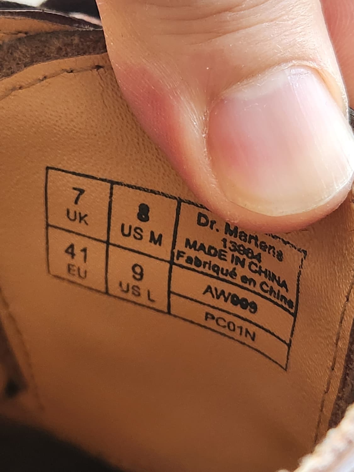 닥터마틴 브라운 윙팁 (260) 상품이미지9