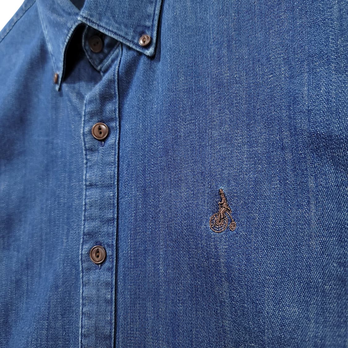 [105] 빈폴 진청 페니파딩 데님 긴팔셔츠 상품이미지4