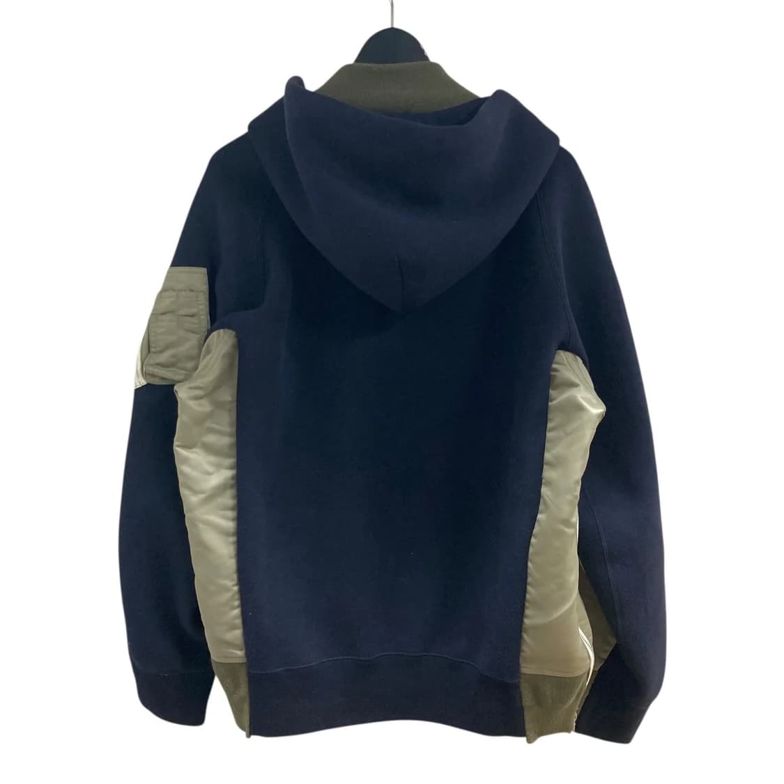 Sacai Sponge Sweat Hoodie Navy 상품이미지3