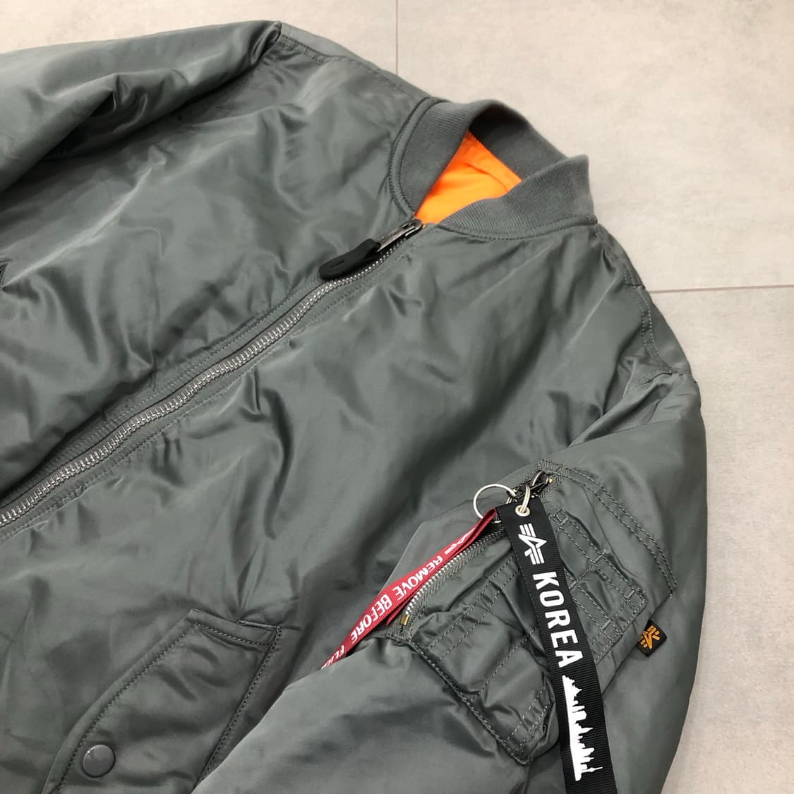 알파인더스트리 ma-1 마원 항공자켓 항공점퍼 M 상품이미지2