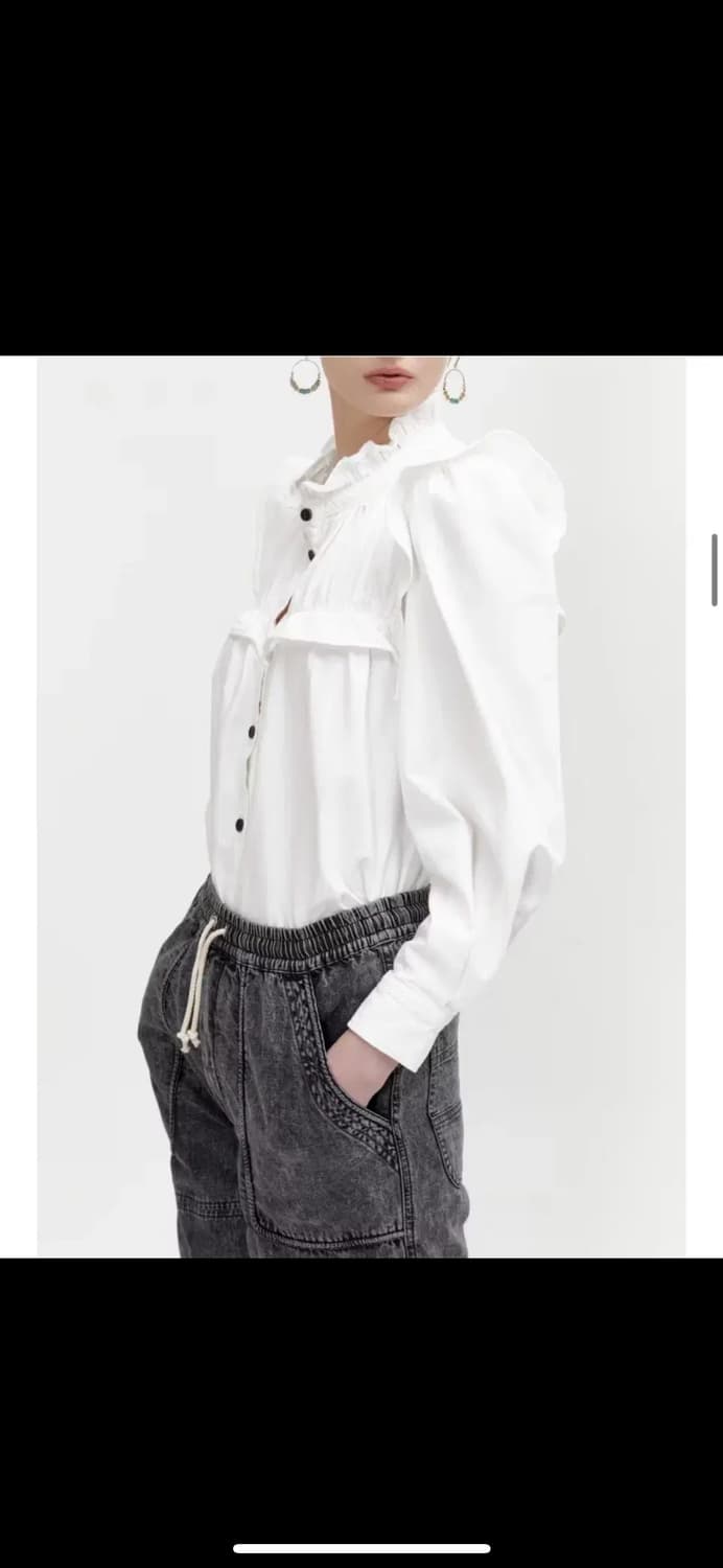 이자벨마랑 화이트러플 블라우스 상품이미지2