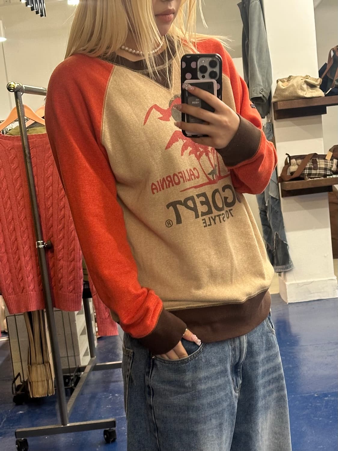 Dog dept 70s 스타일 맨투맨 상품이미지1