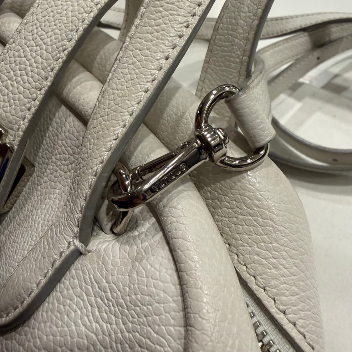 분크 아이보리 토트백 겸 숄더백 상품이미지4