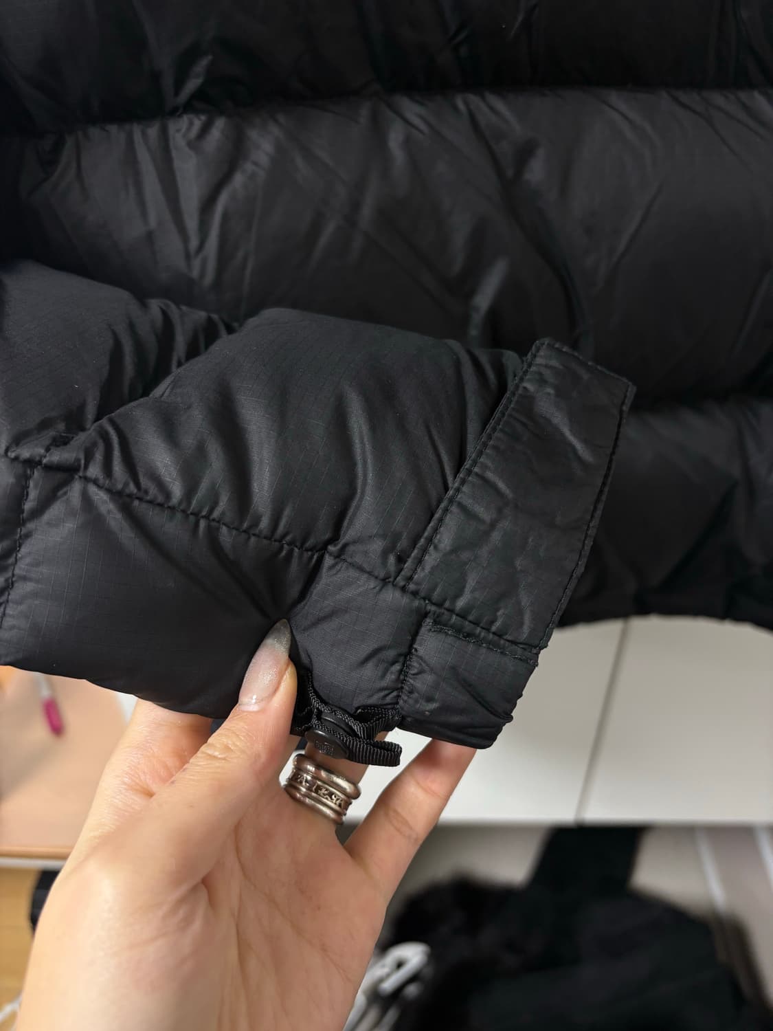 노스페이스 눕시 패딩 블랙 S (85) 상품이미지5