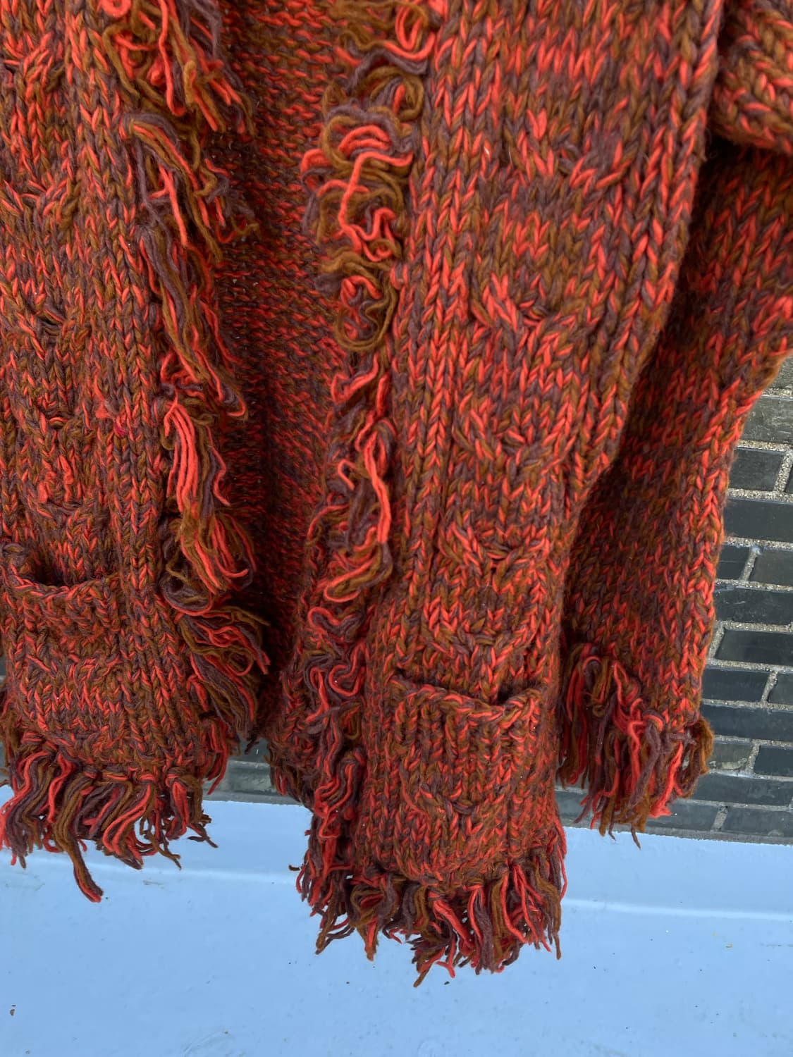 보헤미안프린지니트가디건 상품이미지4