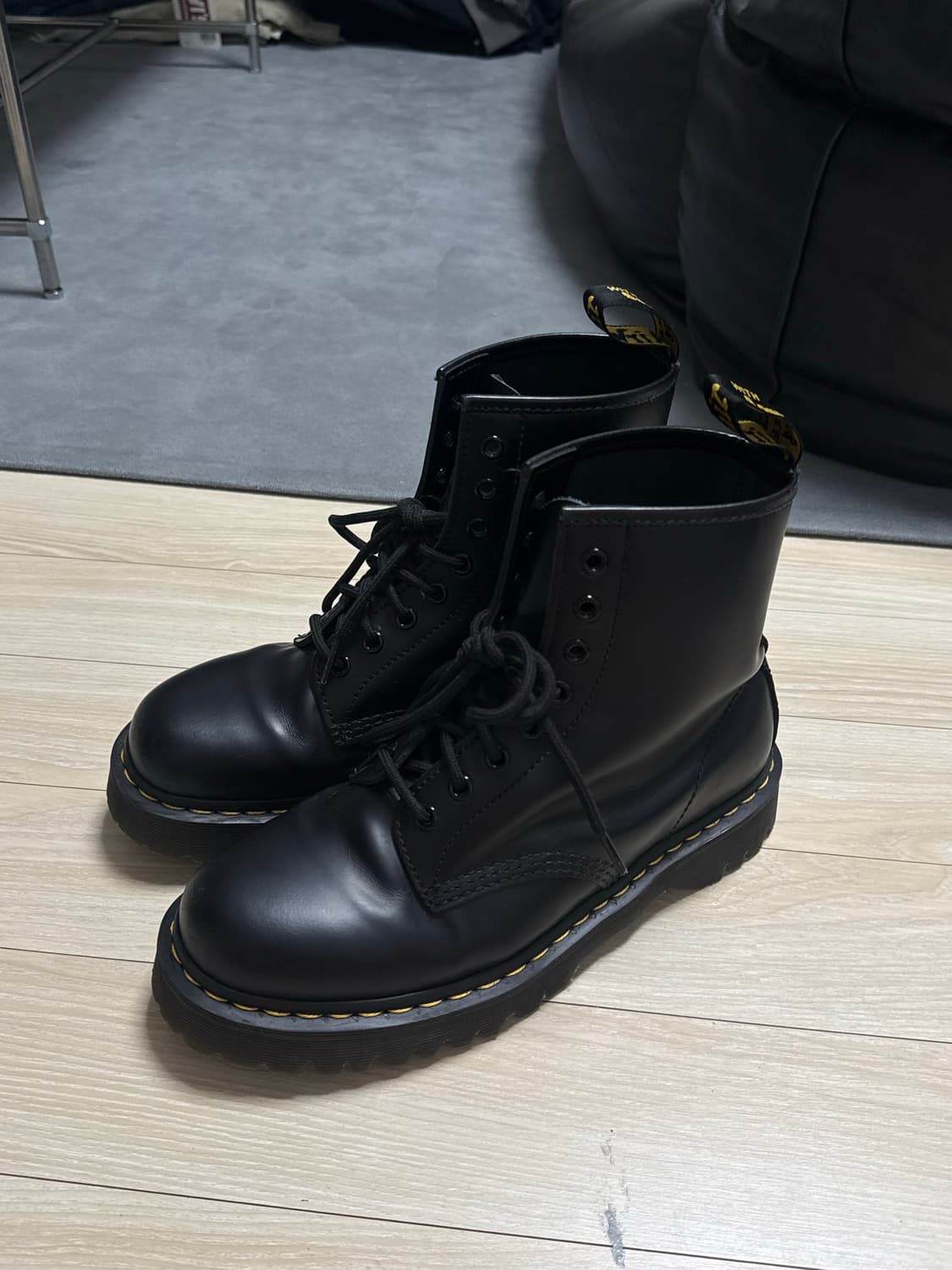 닥터마틴 1460 8홀 벡스 블랙 스무스 270 상품이미지1