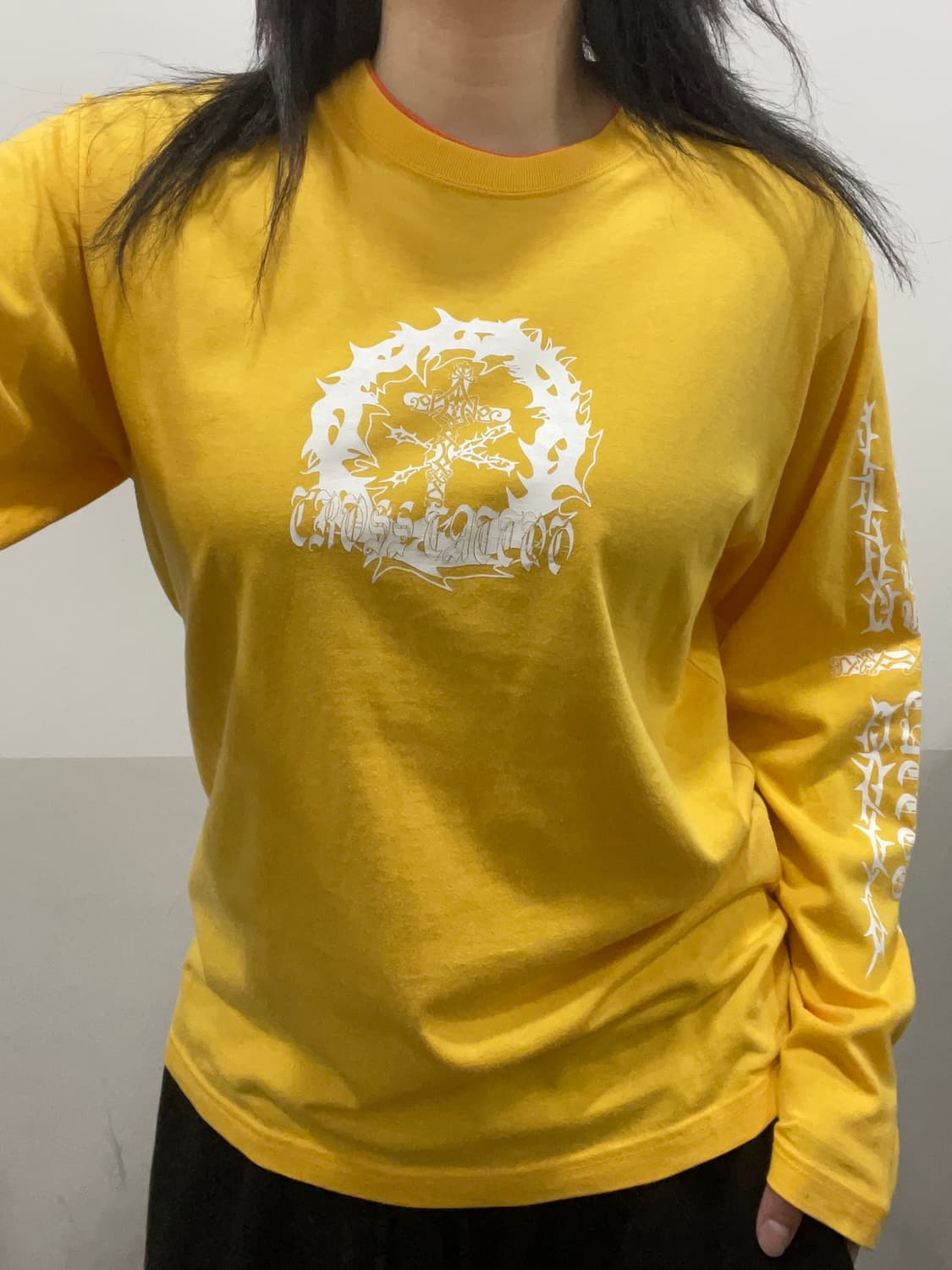 90’s Jpn Flybeans 고딕 크로스 타투 롱 슬리브 상품이미지1