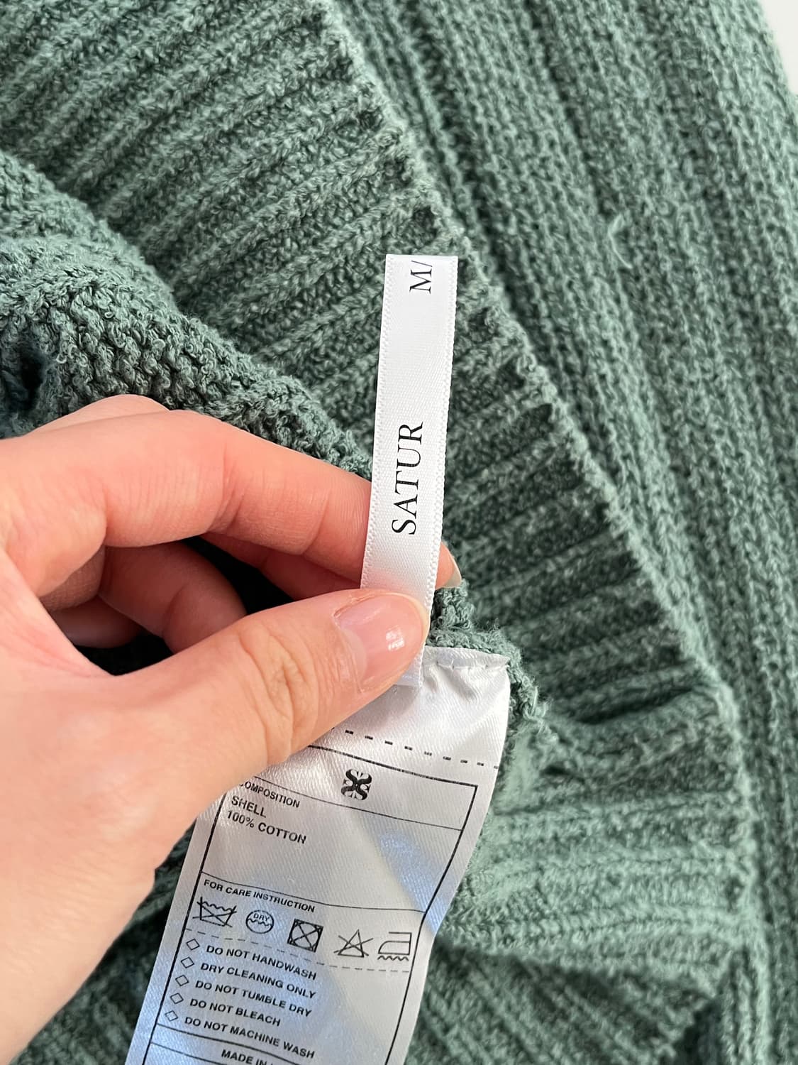 Satur 새터 그린컬러 버튼 가디건 상품이미지6