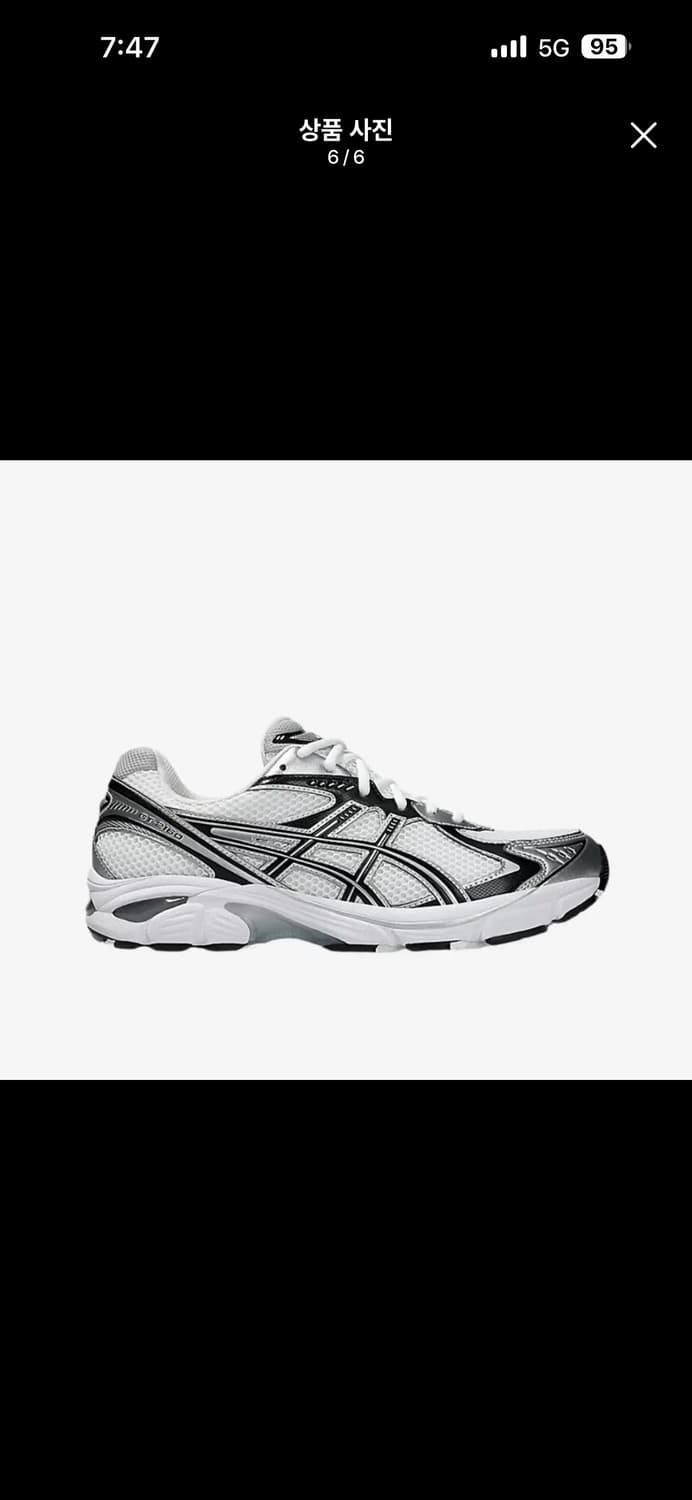 아식스 GT-2160 화이트/블랙 (영국판) 260 상품이미지6