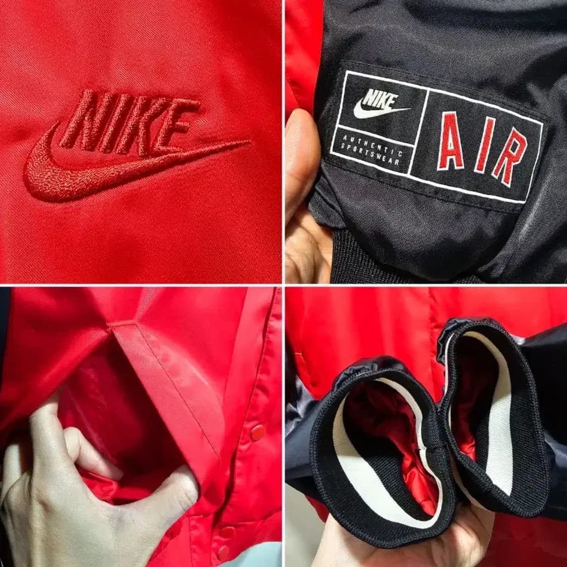 나이키 NSW 에어 우븐 바시티 자켓 100 상품이미지8