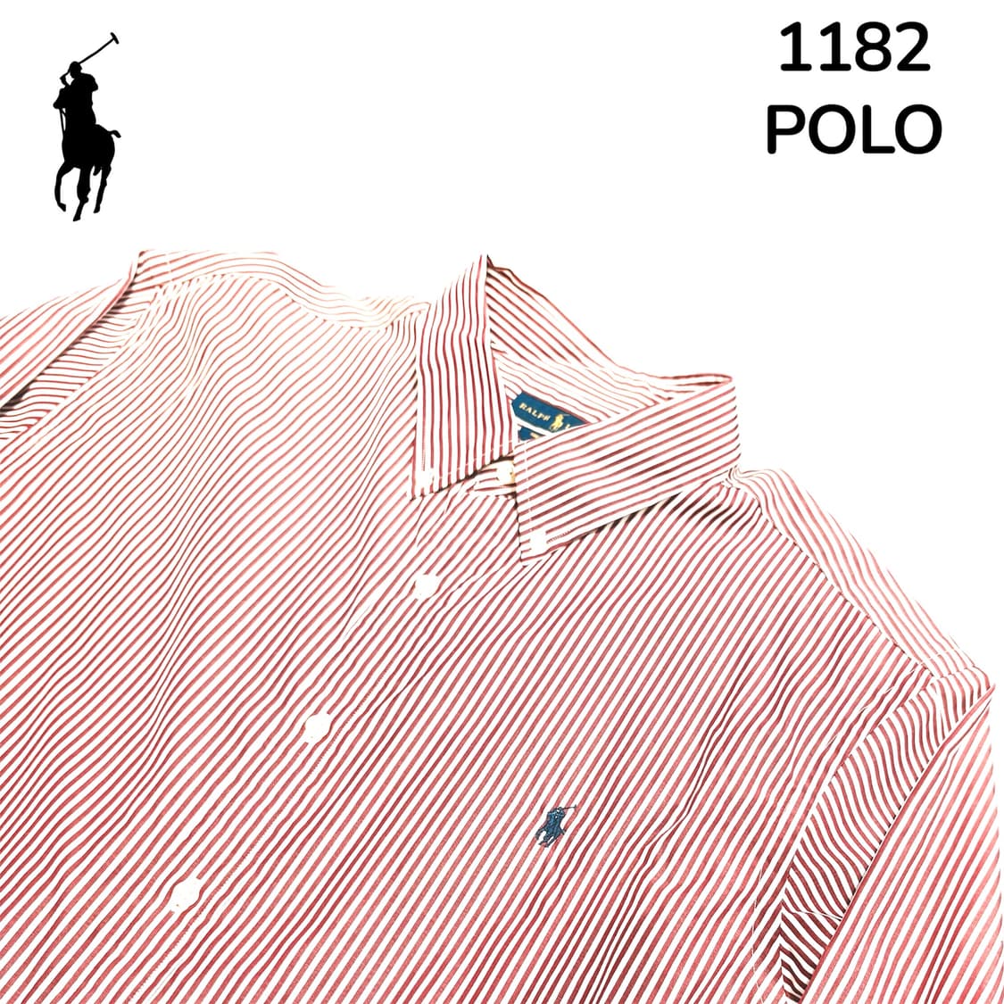 폴로 레드 스트라이프 신형 셔츠 XXL 상품이미지4