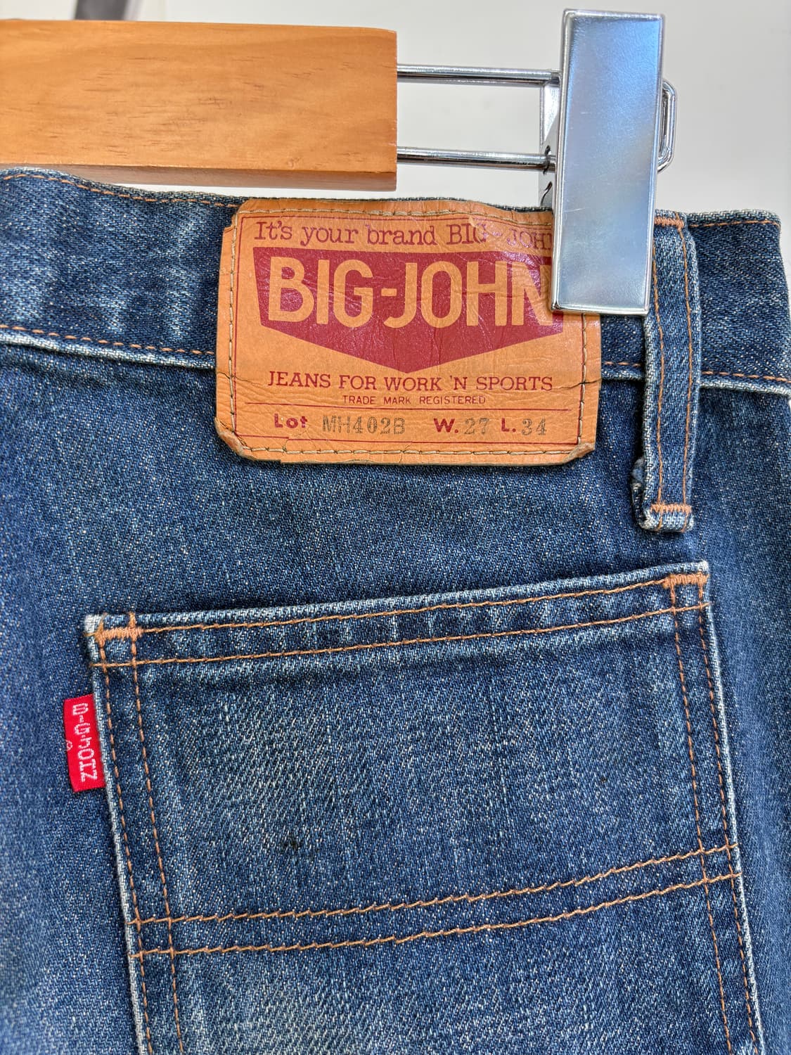BIG JOHN (Made in Japan) 데님팬츠 상품이미지6