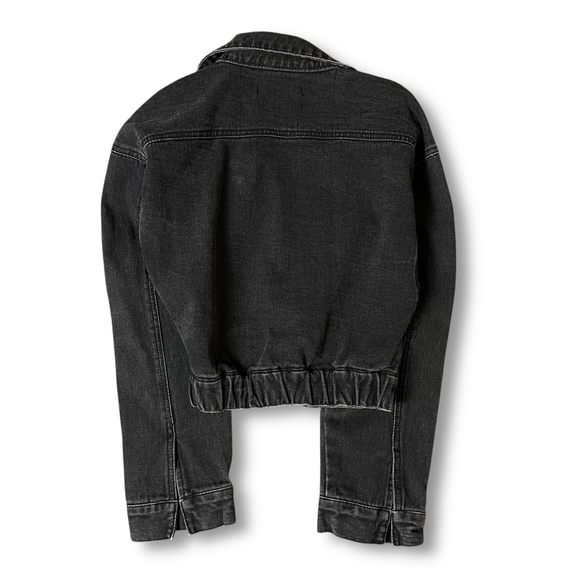 800910 프로젝트 그레이 데님 크롭 자켓 상품이미지2