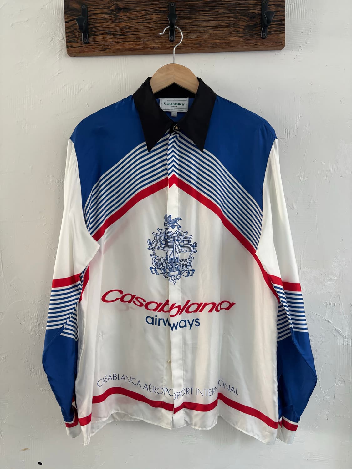 Casablanca 카사블랑카 에어웨이즈 실크 셔츠  상품이미지1