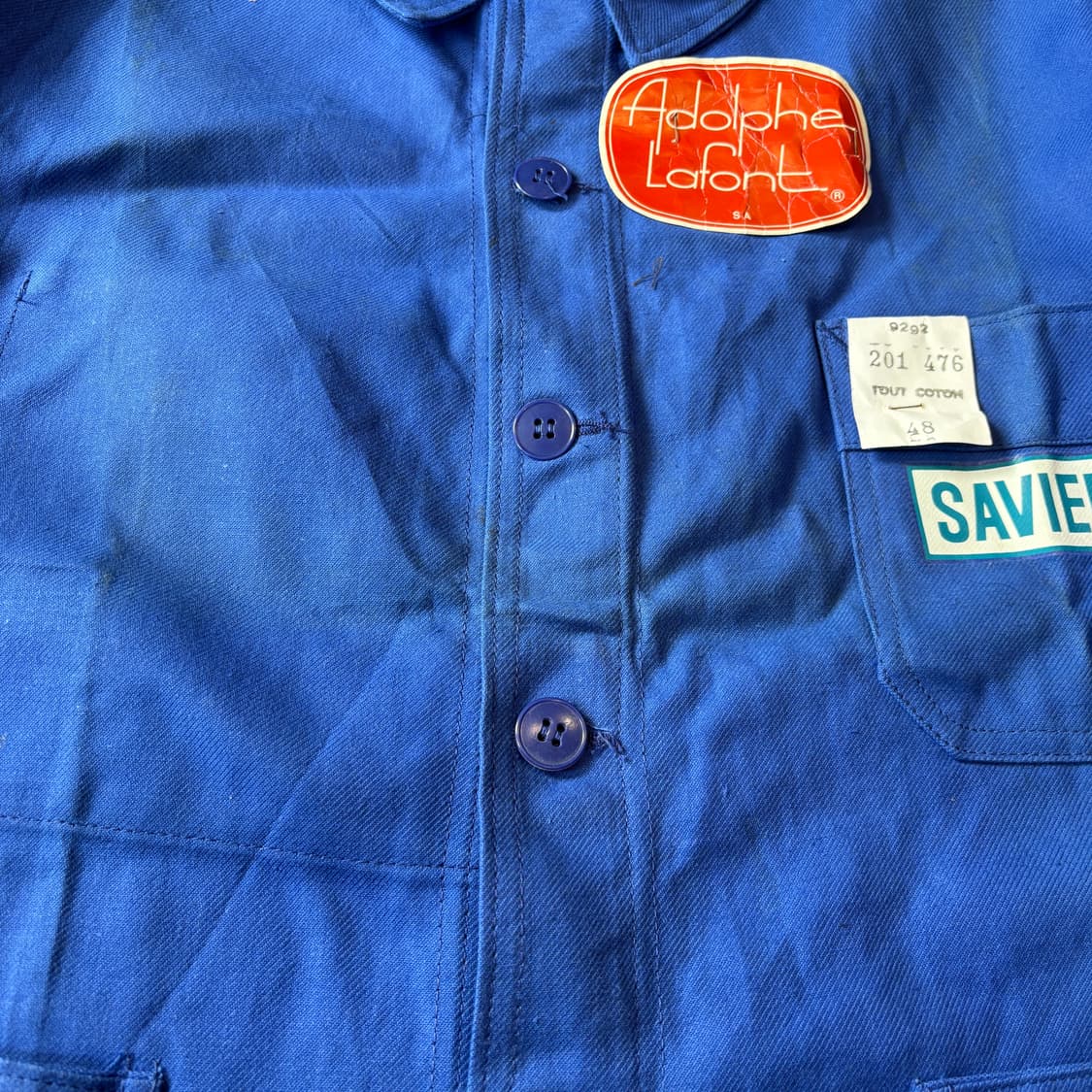 90년대 빈티지 프랑스 생산 프렌치 워크 자켓 상품이미지8