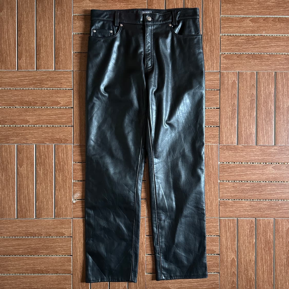 Horn Works cow-hide leather pants 상품이미지1