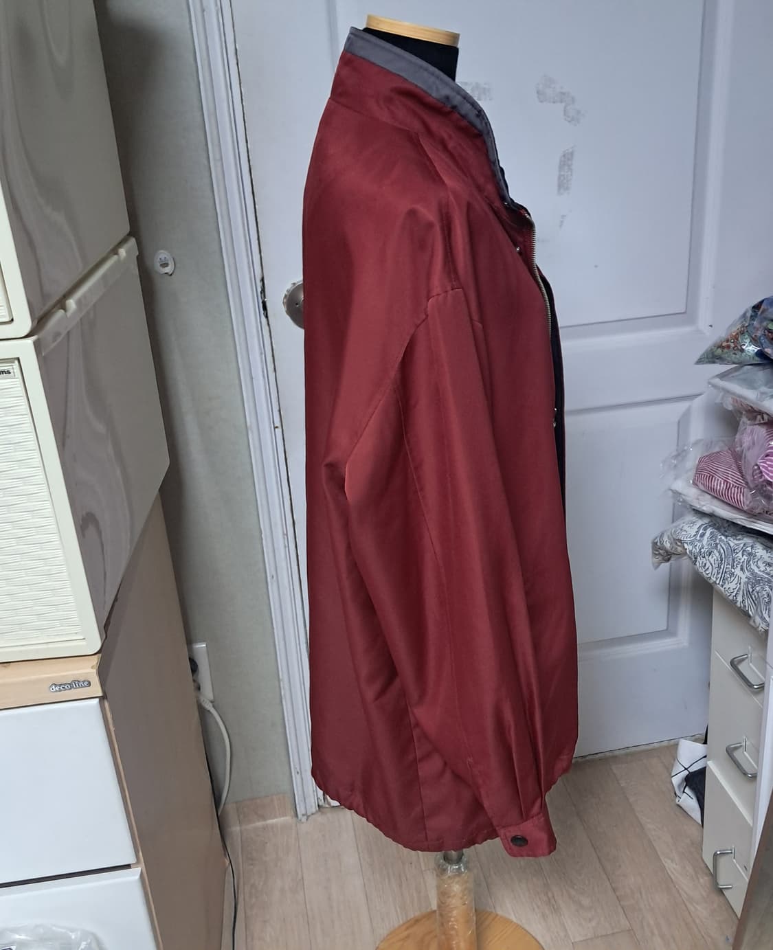 정품 입생로랑 YSL 빈티지 자켓 블루종 집업 점퍼 95 상품이미지4