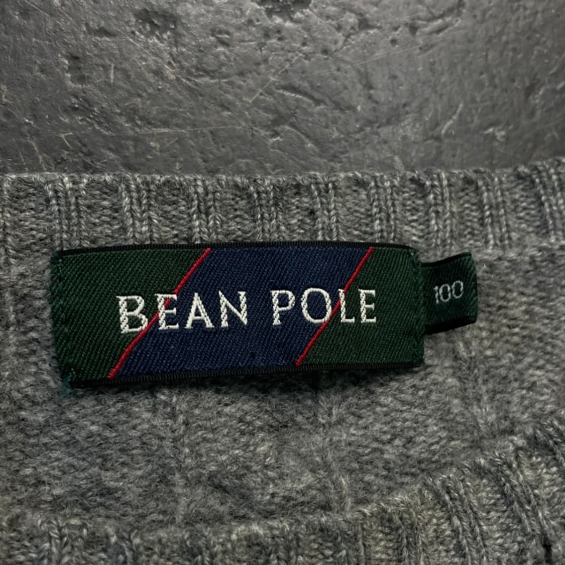 100 빈폴 꽈배기 니트  상품이미지3