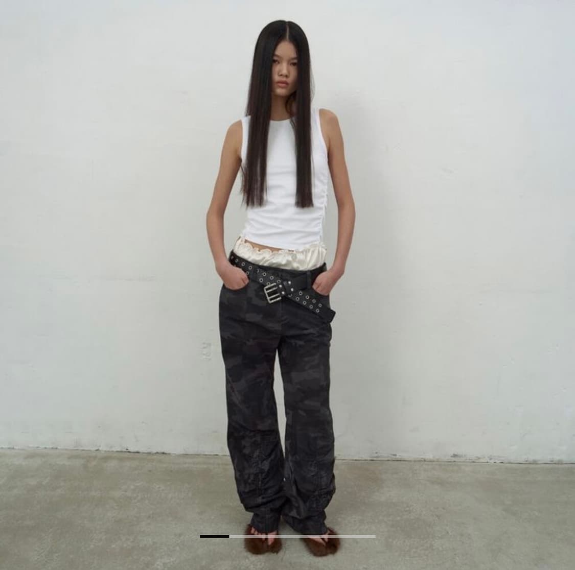lcdc tm CAMOUFLAGE STRING TROUSERS SS 상품이미지1