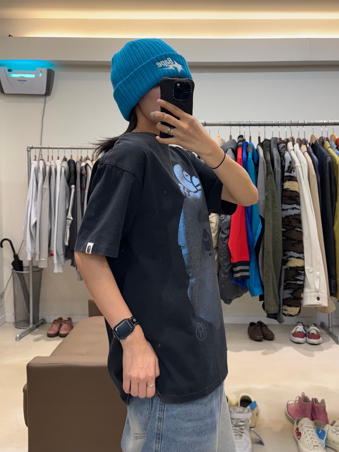 베이프 포일 마일로 온 빅 에이프 반팔 티셔츠 상품이미지6