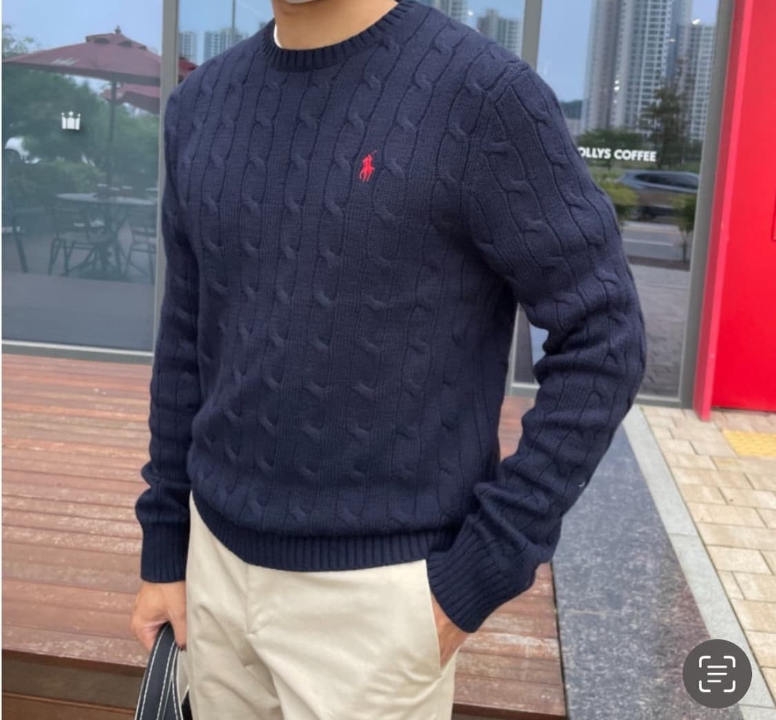 폴로 랄프로렌 남여 꽈배기니트 95-100 66-77  상품이미지2