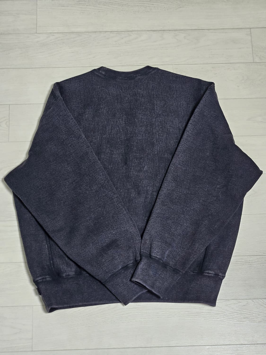 [M] 슈프림 워시드 박스로고 크루넥 블랙 상품이미지2