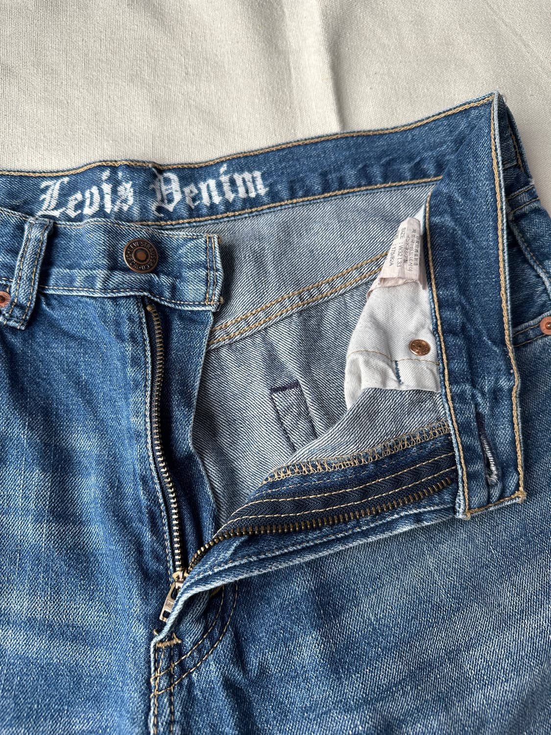 리바이스 604 스트레이트 데님 W32 세미스트레이트 상품이미지3