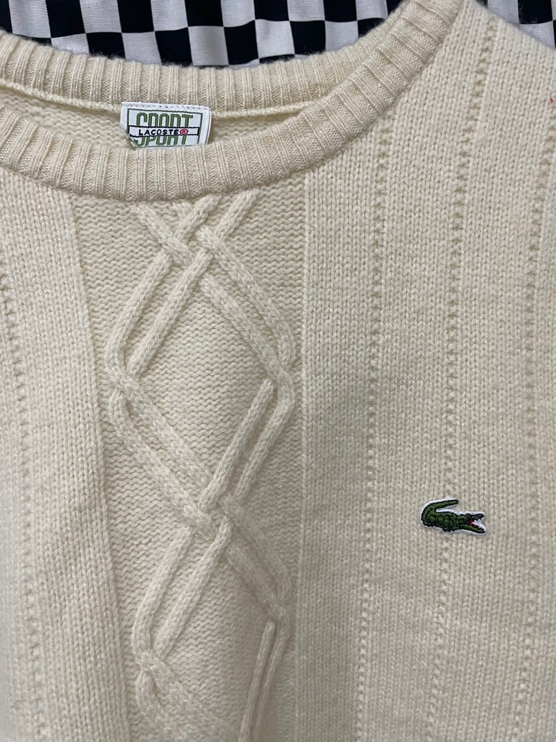 라코스테 울100 니트조끼 조끼니트베스트:) 상품이미지3