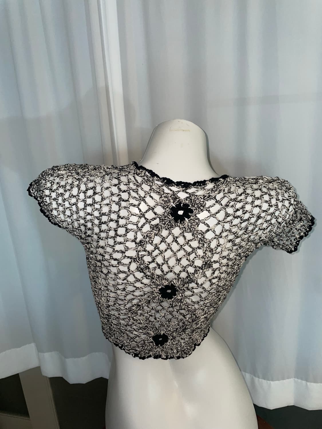 런던 빈티지 니트 볼레로 가디건 상품이미지3