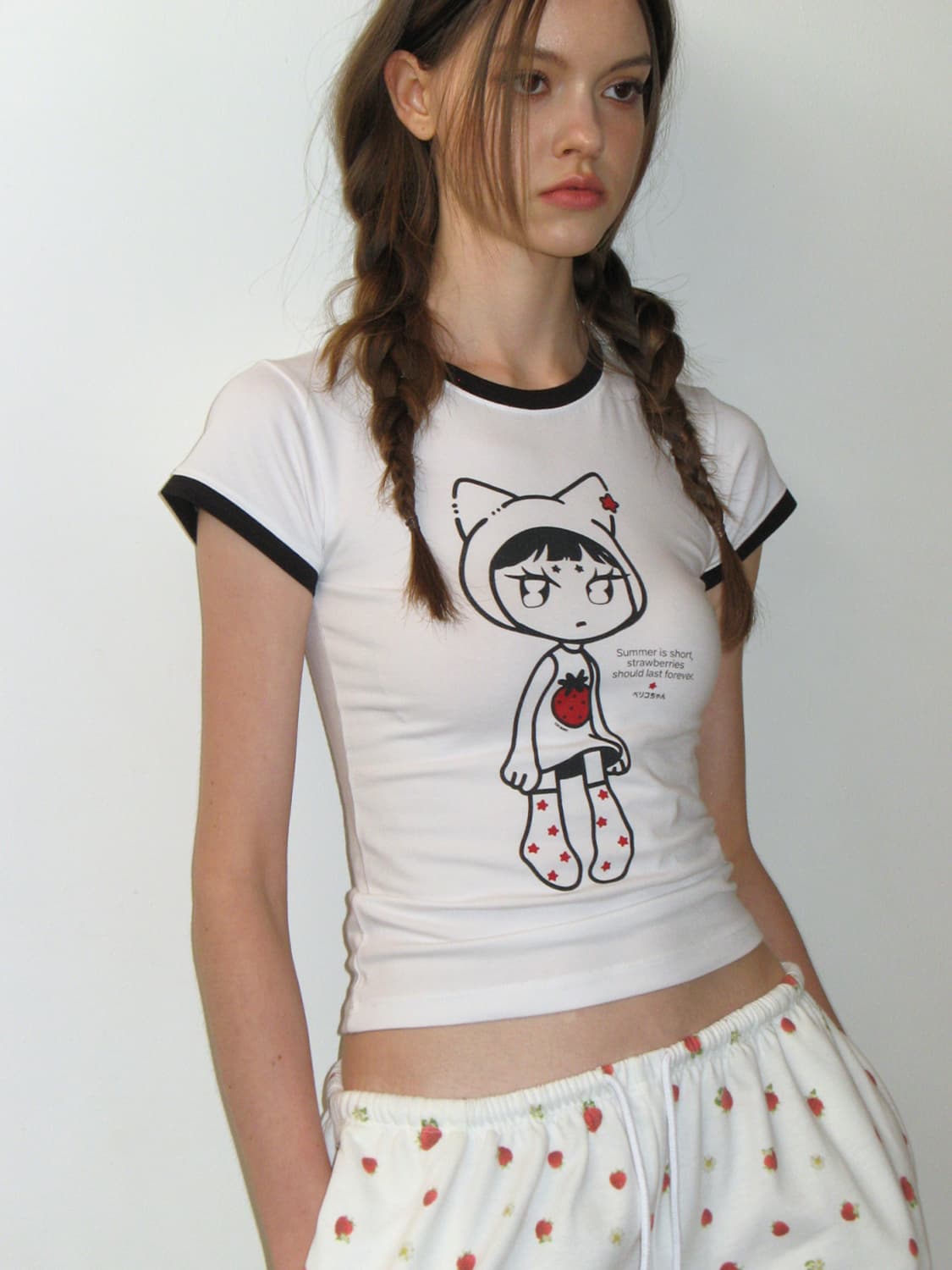 BERRYKO RINGER TOP_BLACK 상품이미지3