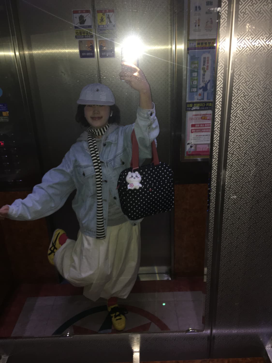 나이스고스트클럽 FFATS BOX DOT BAG_블랙 도트백 나고클 상품이미지1