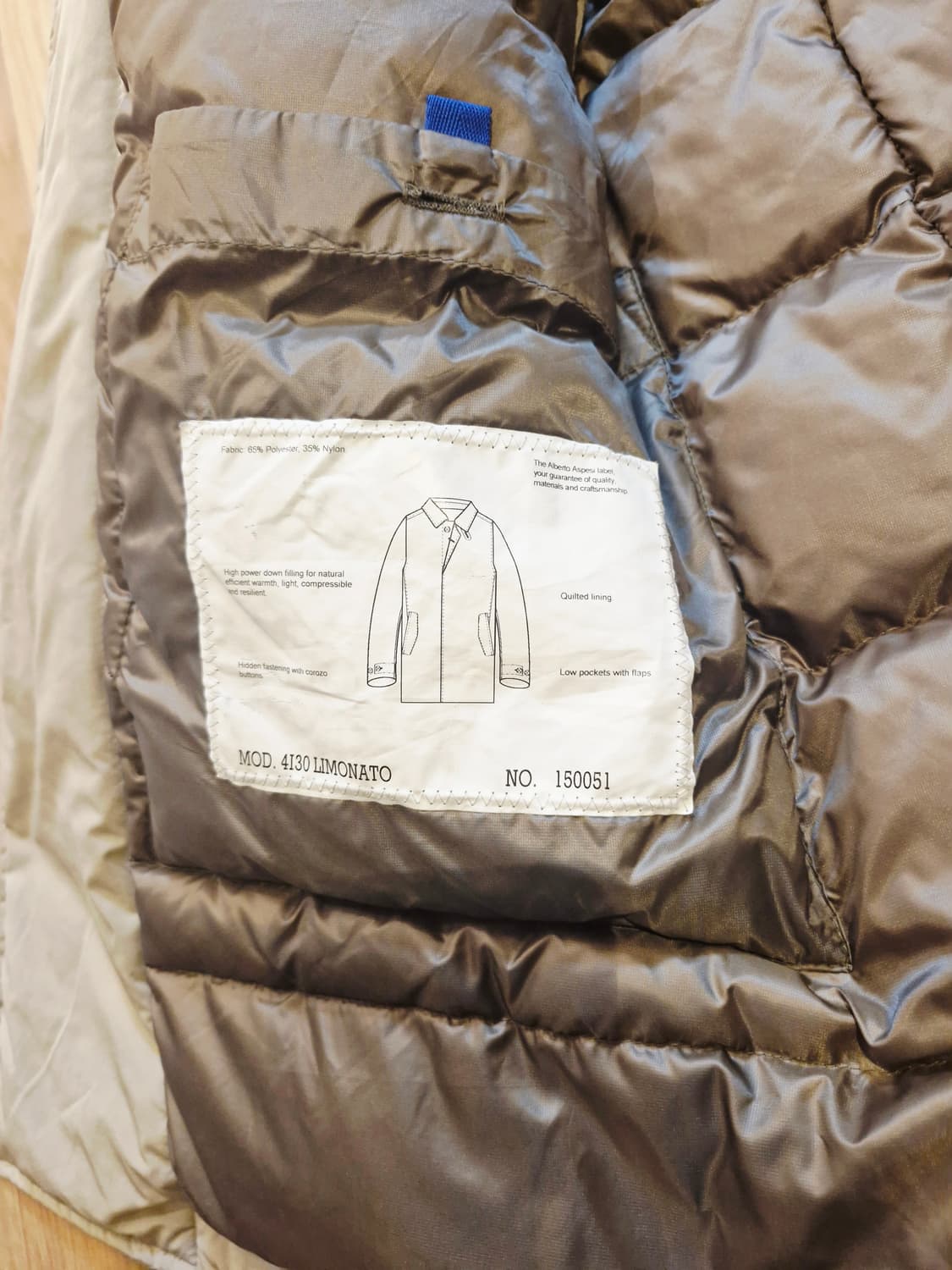 아스페시 덕다운 패딩 코트  상품이미지8