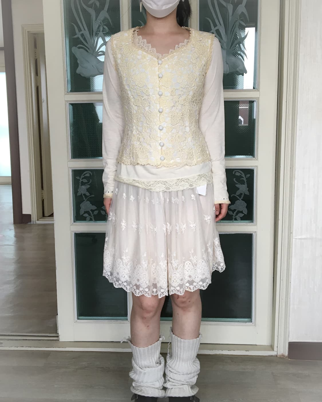 Glitter patter point vest 상품이미지1