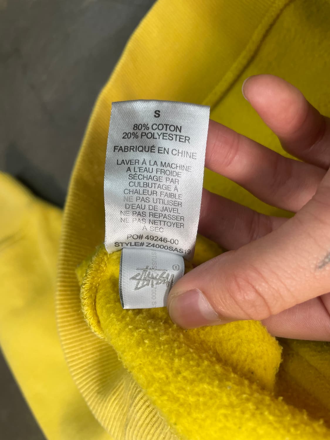 스투시 스탁로고 스웻후드 상품이미지8