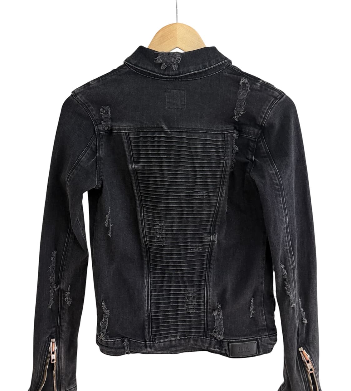 RTA 디스트레드 바이커 데님 자켓 상품이미지4