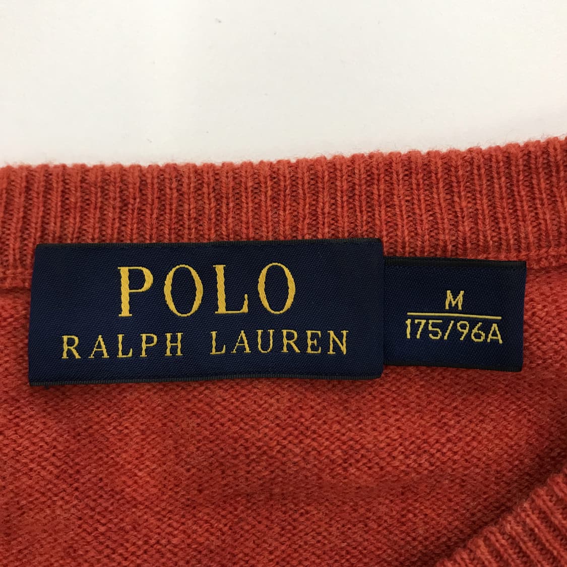 폴로랄프로렌 울100프로 오렌지 니트 [M사이즈] 상품이미지5