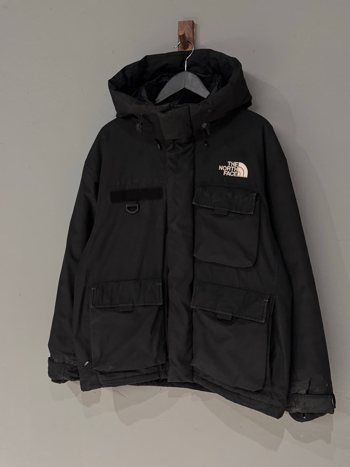 노스페이스 EC 컬렉션 블랙 후드 패딩  상품이미지1