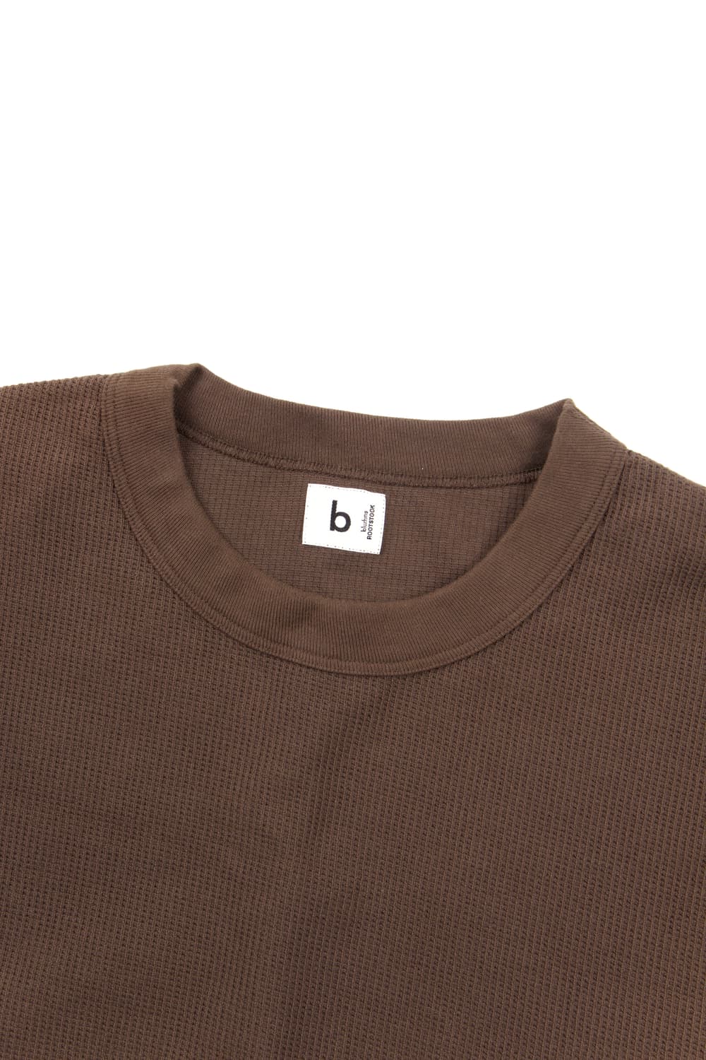 Blurhms rootstock 와플 베이스볼 티셔츠 브라운 상품이미지4